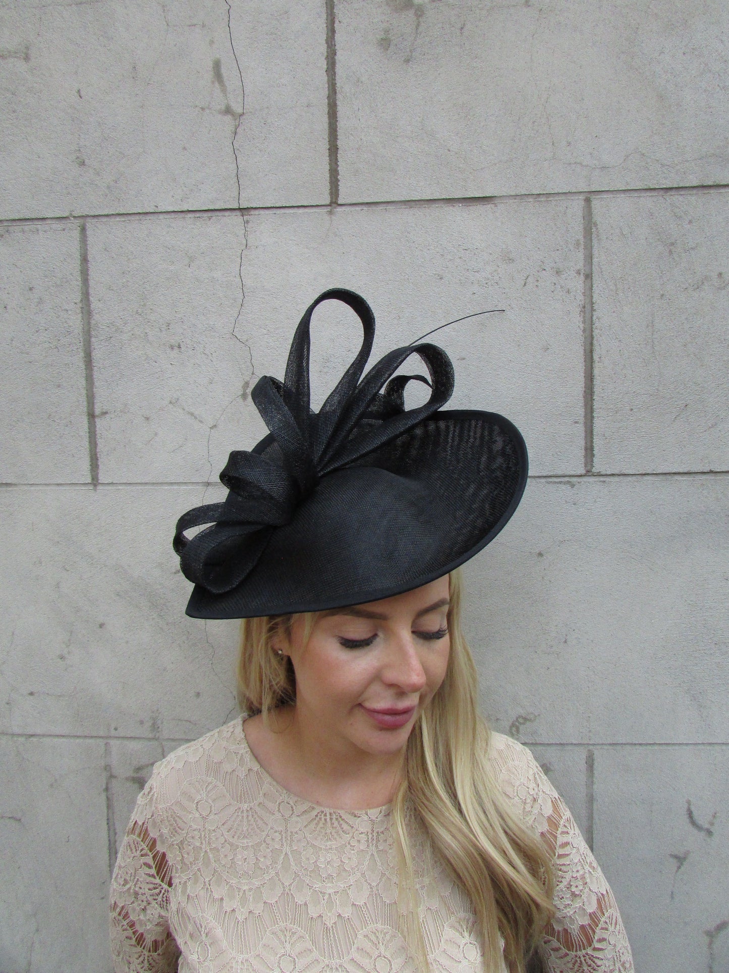 Large Black Teardrop Hatinator