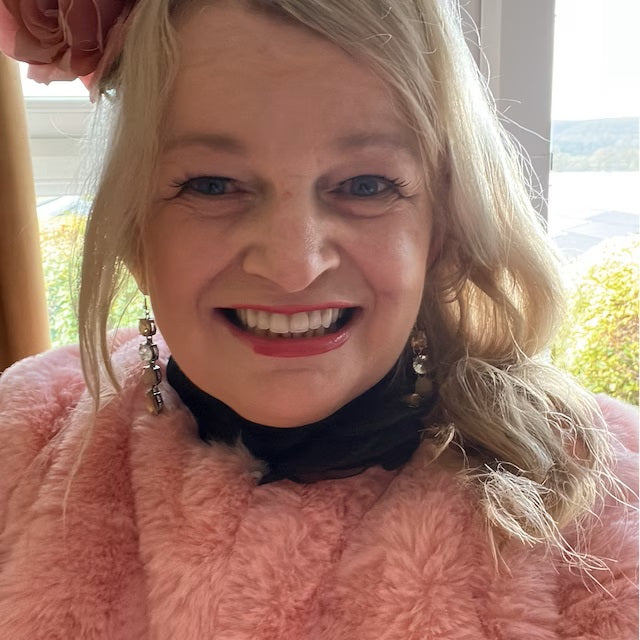 Dusky Pink Floral Fascinator Hat