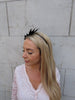 Black Statement Feather Headpiece