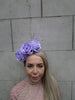 Lilac Rose Flower Headpiece