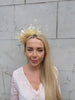 Champagne Feather Fascinator Headband