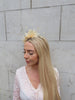 Champagne Feather Fascinator Headband