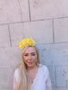 Yellow Rose Flower Headpiece