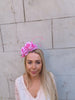 Pink Rose Flower Headpiece