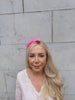 Hot Pink Feather Headpiece