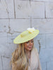 Large Lemon Statement Boater Hat
