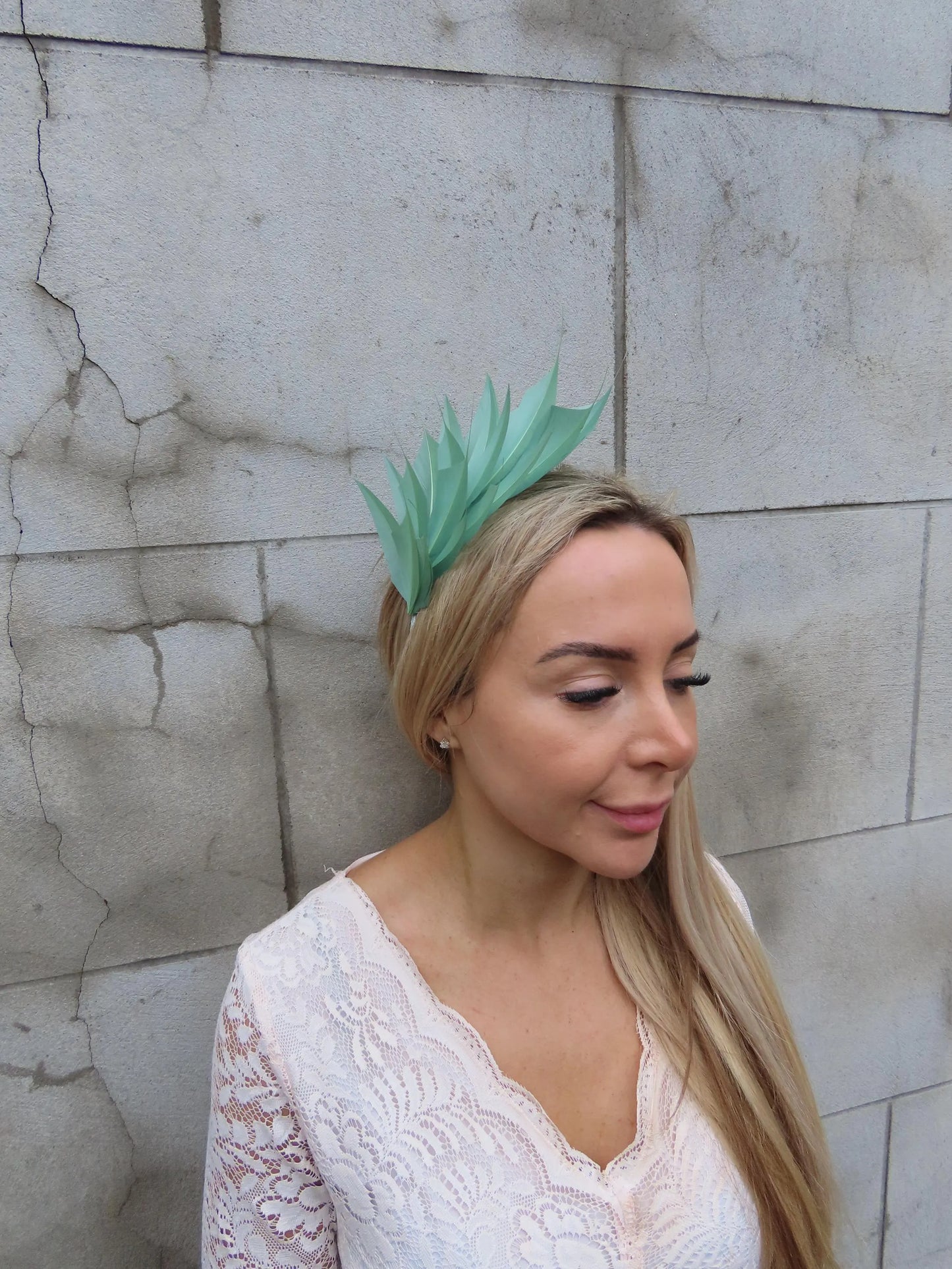 Sage Feather Headband