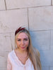 Black & Red Spotty Feather Fascinator