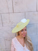 Lemon & Cream Pearl Boater