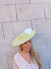Lemon & Cream Rose Boater