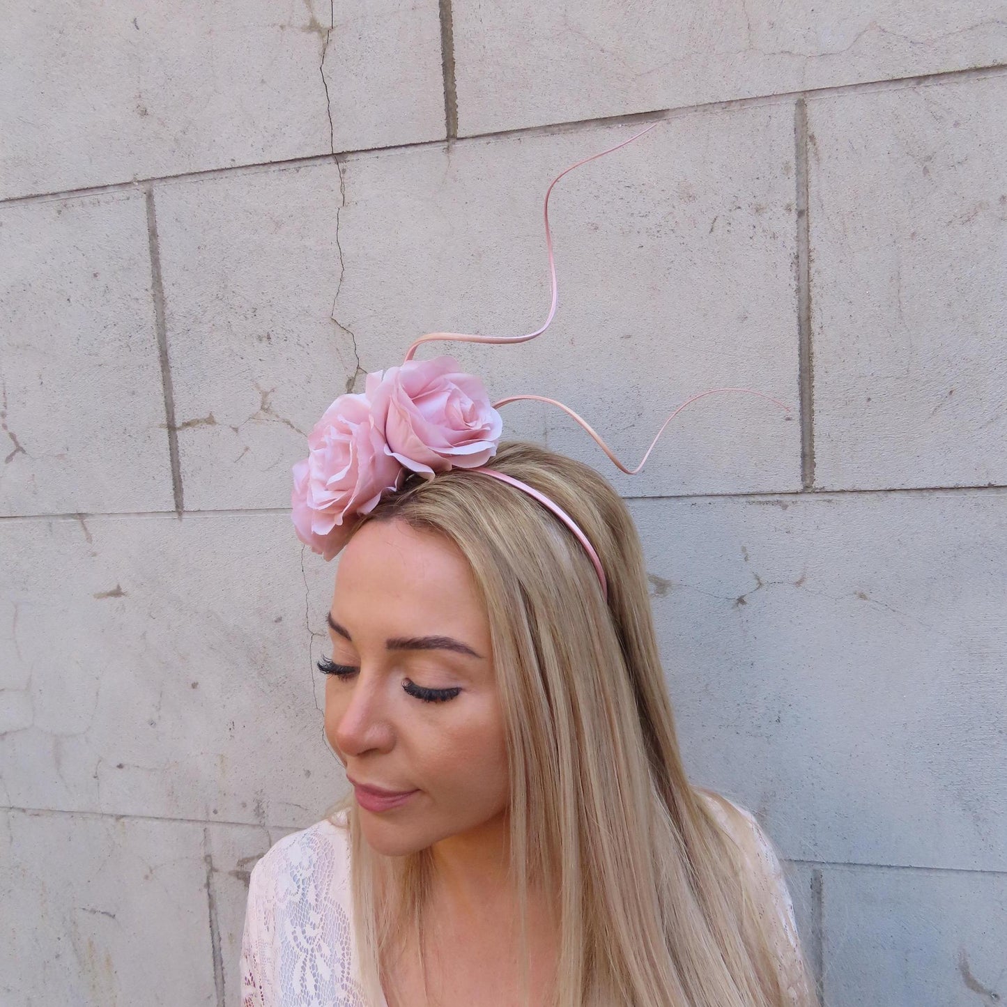 Blush Nude Flower Headpiece
