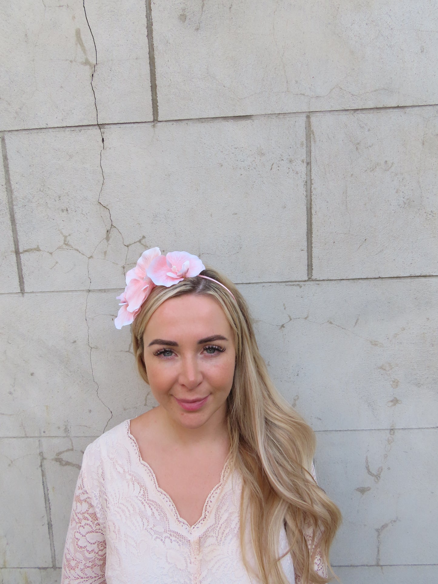 Blush Pink Orchid Headpiece