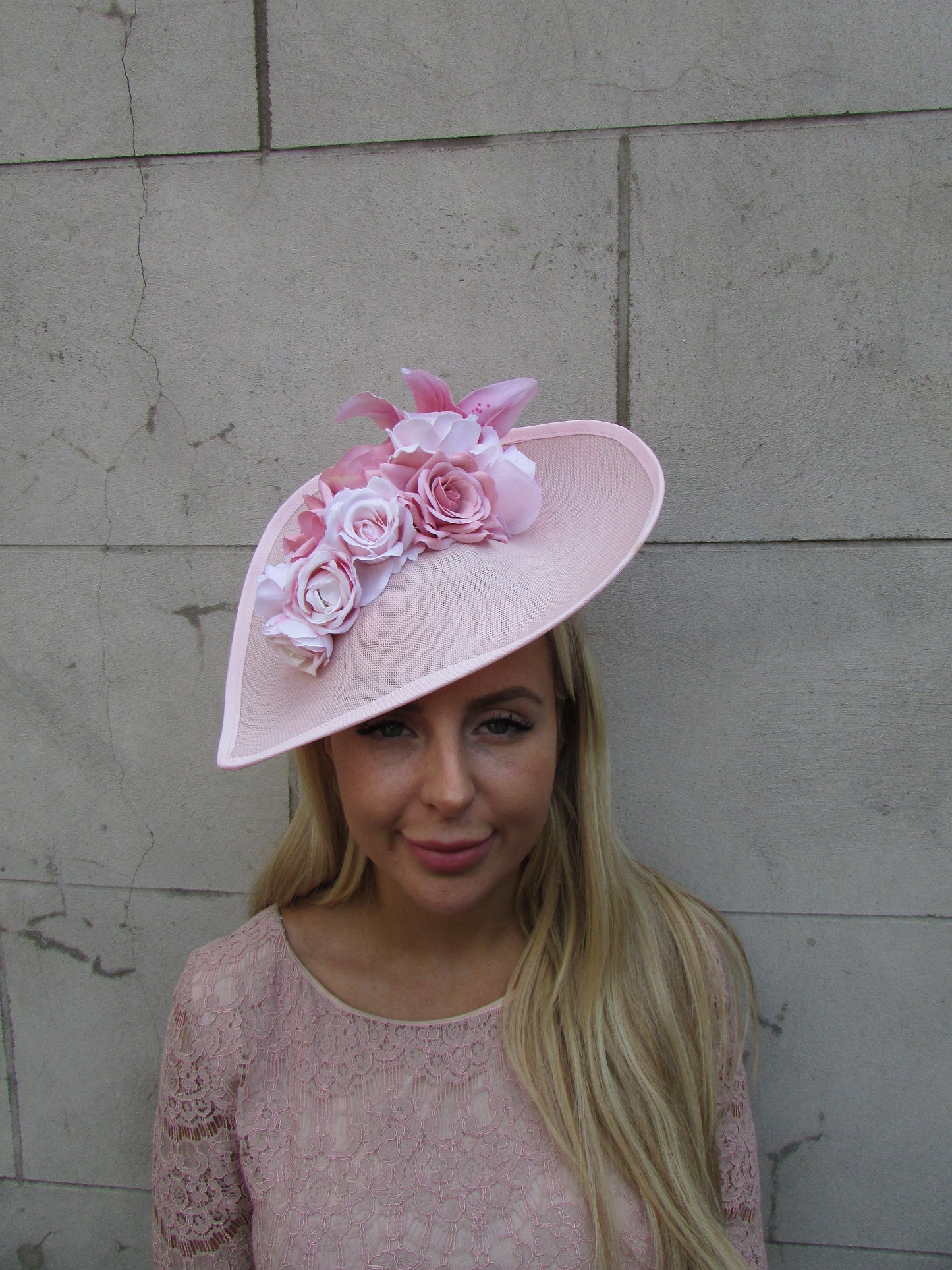 Blush Pink Lily Flower Teardrop