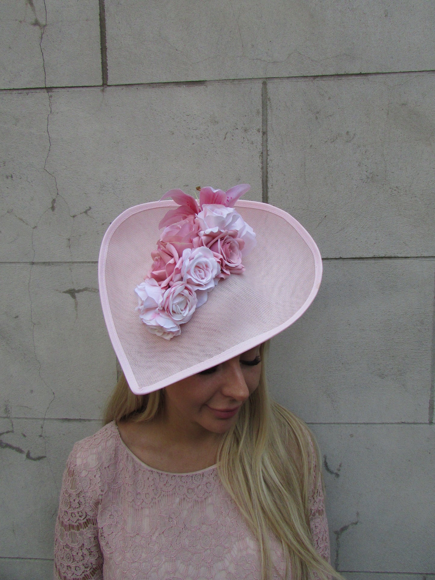 Blush Pink Lily Flower Teardrop