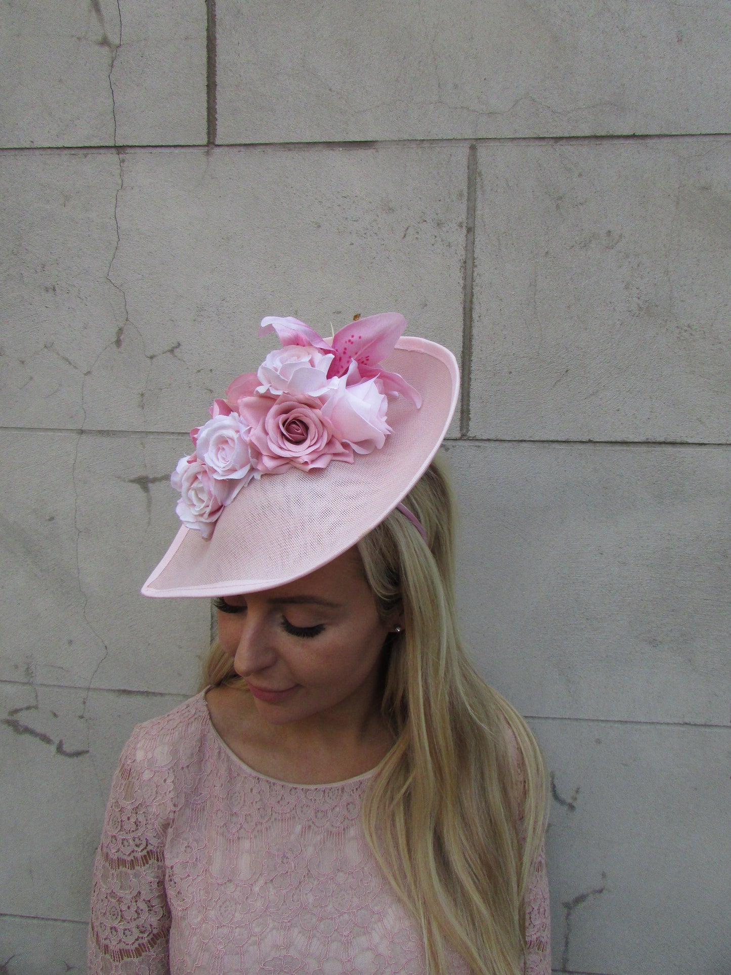 Blush Pink Lily Flower Teardrop