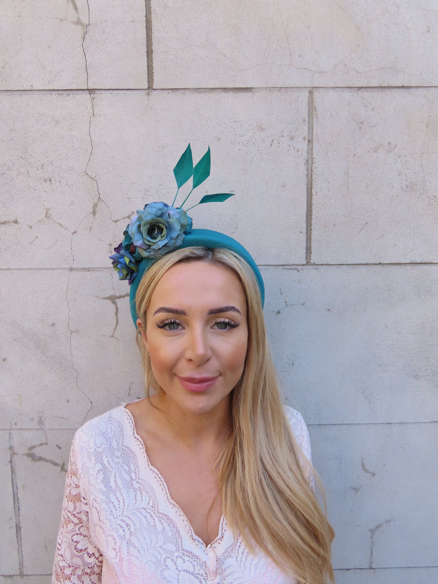 Jade Floral Fascinator Headband