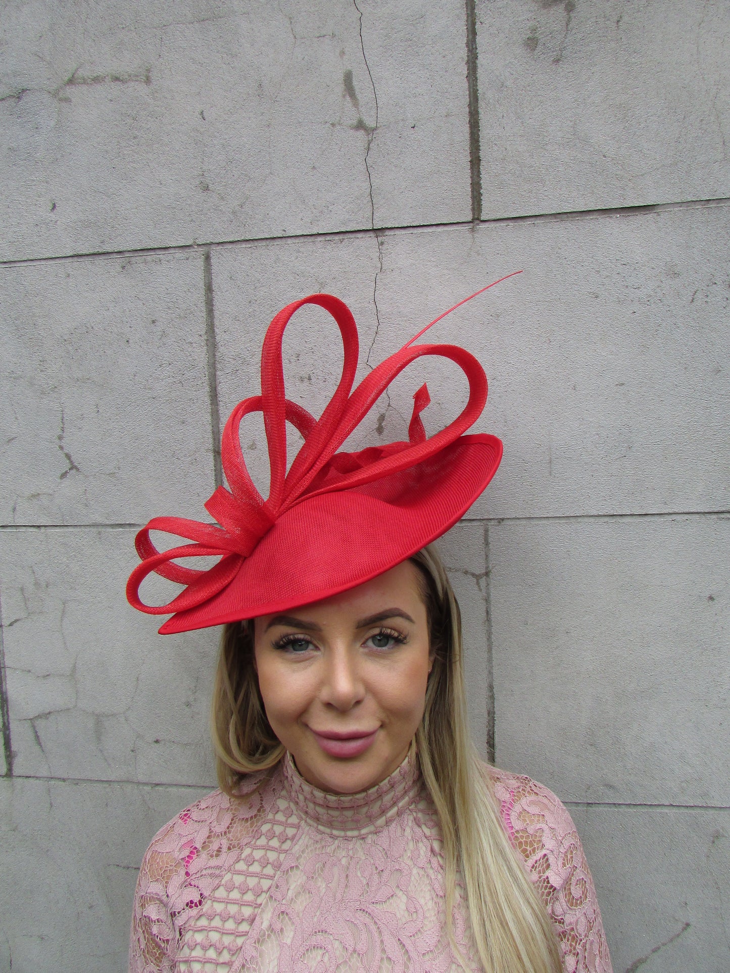Large Red Statement Teardrop Hatinator
