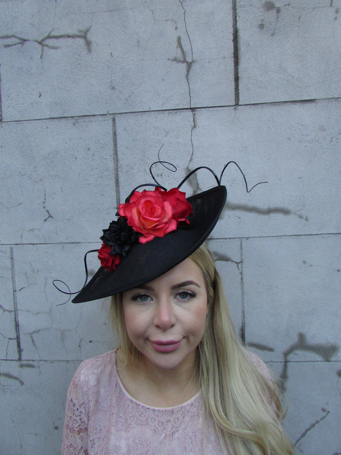 Black Orange & Red Large Hatinator
