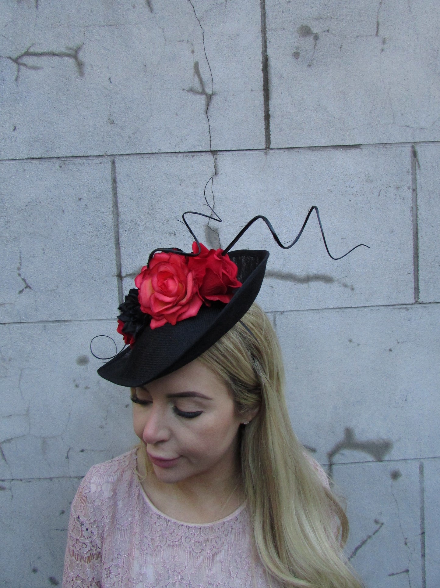 Black Orange & Red Large Hatinator
