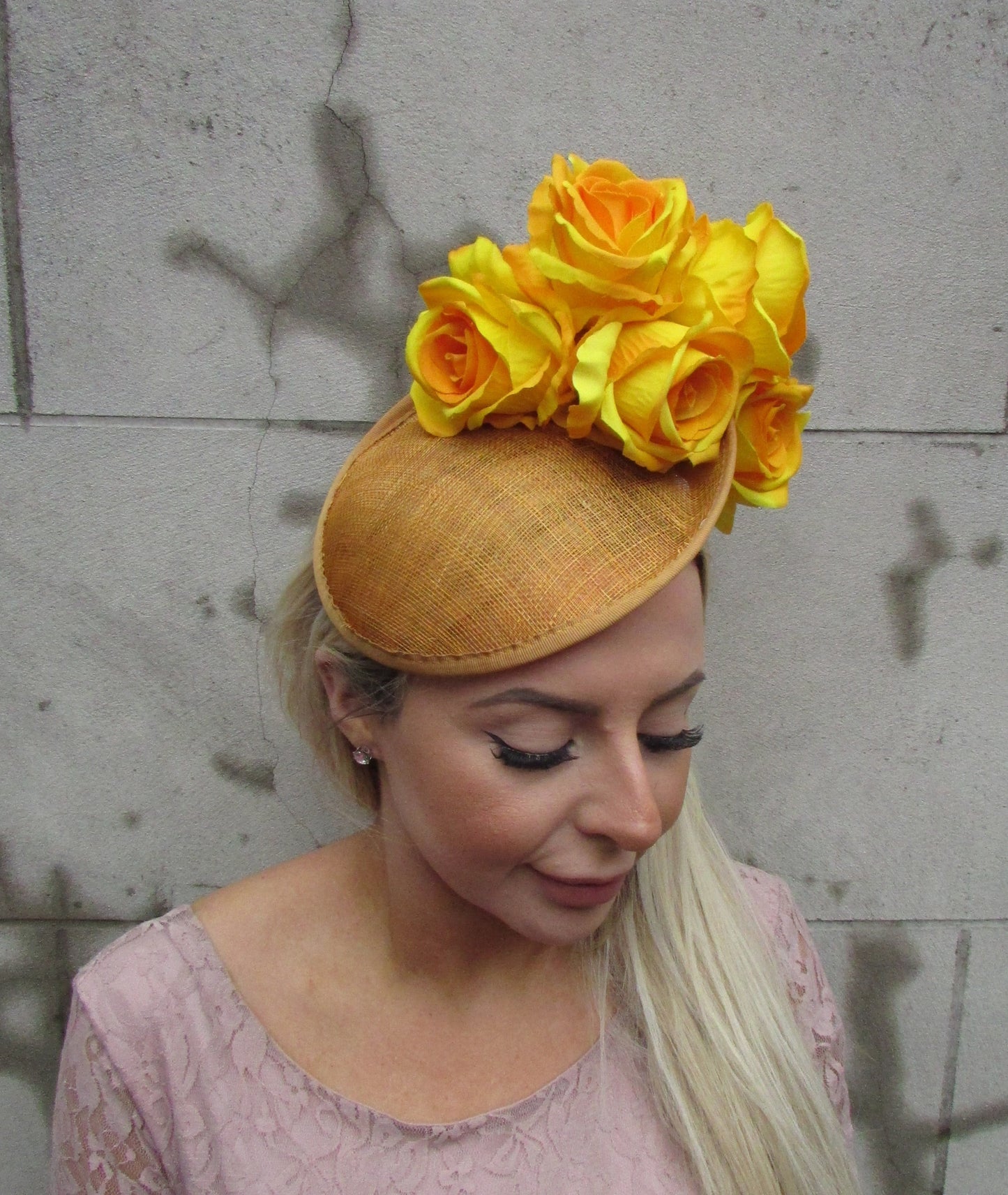 Mustard Rose Disc Hatinator