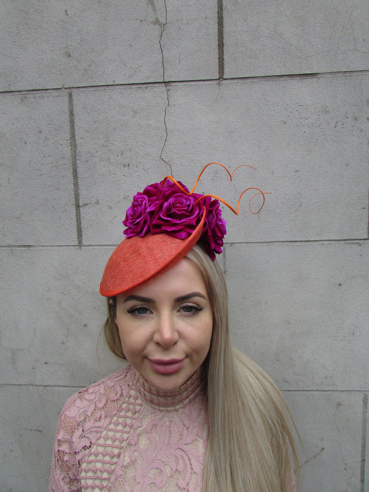 Orange & Pink Rose Disc Hatatinator