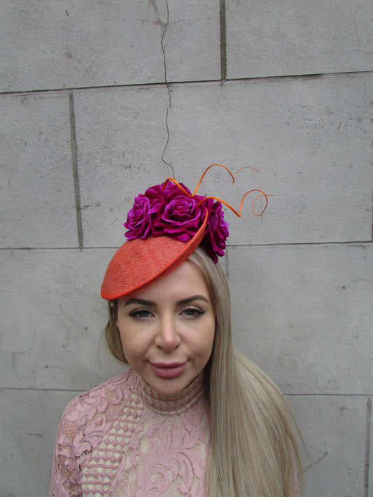 Orange & Pink Rose Disc Hatatinator