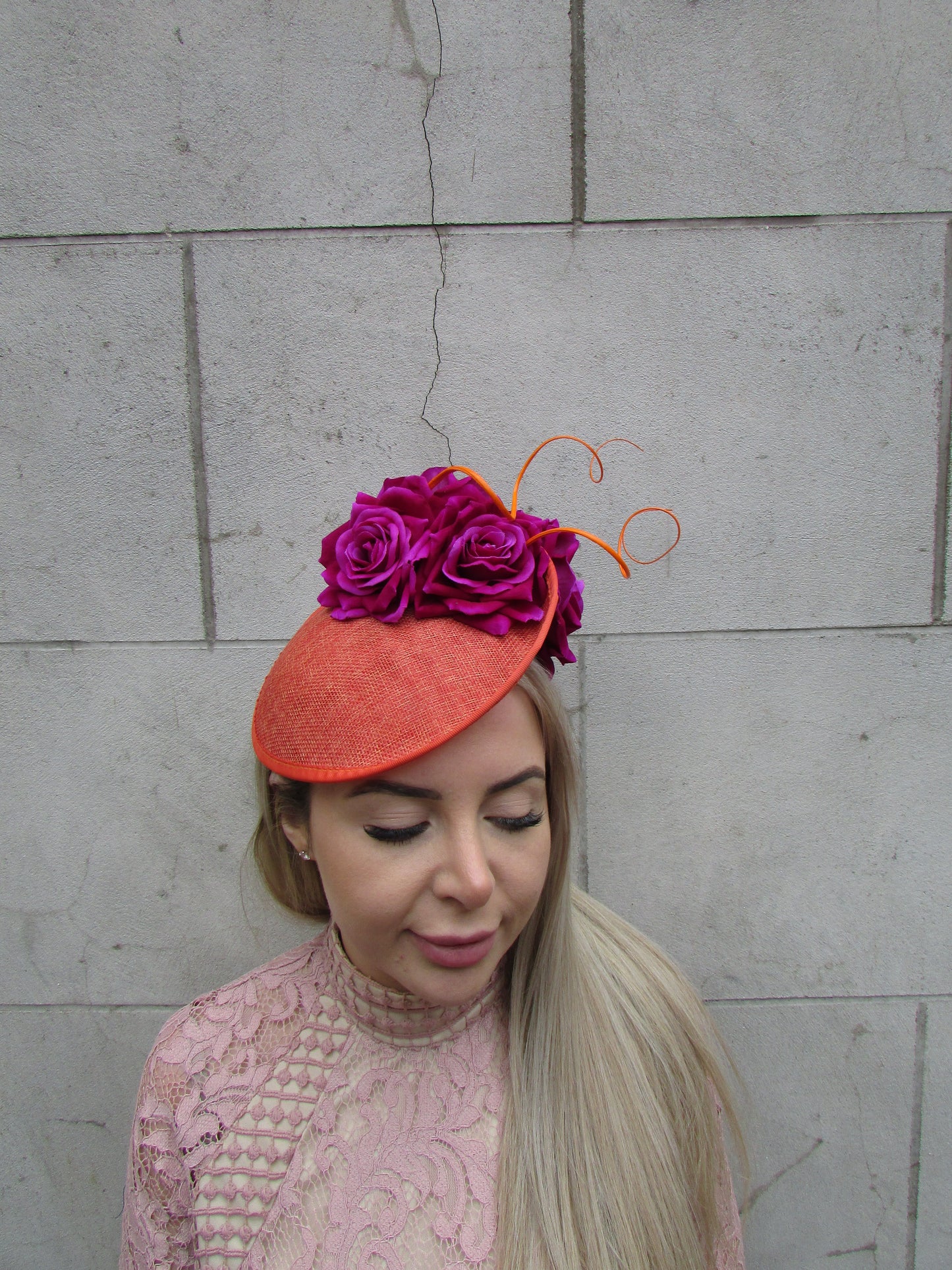Orange & Pink Rose Disc Hatatinator