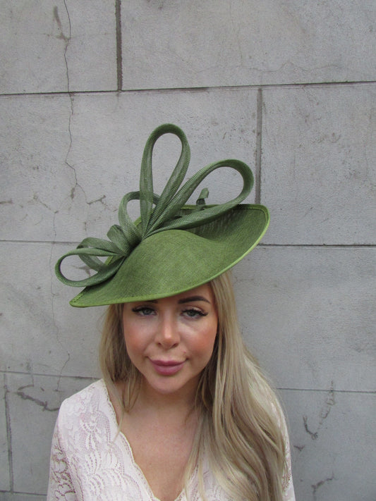 Olive Green Teardrop Hat