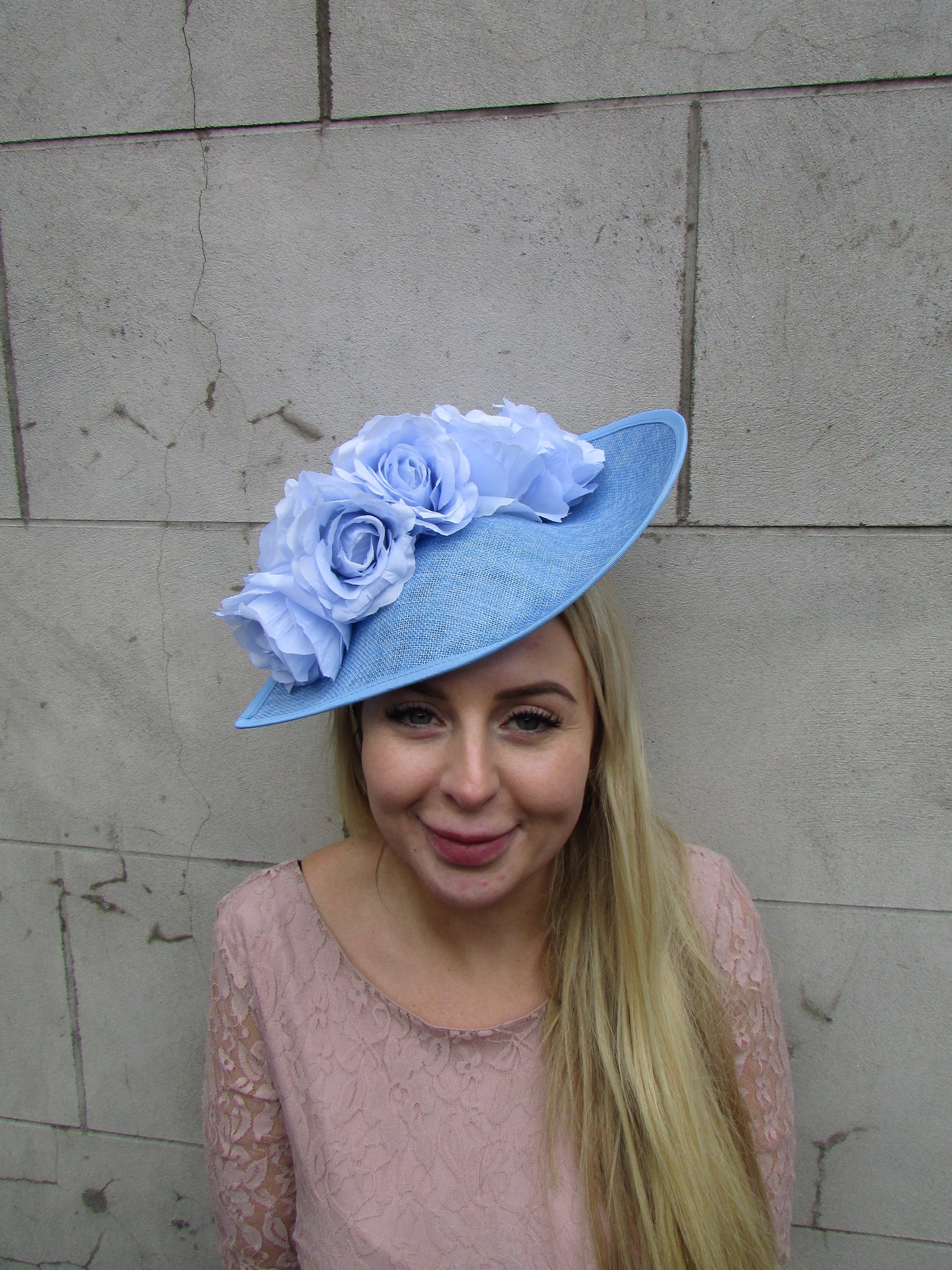 Light Blue Flower Teardrop