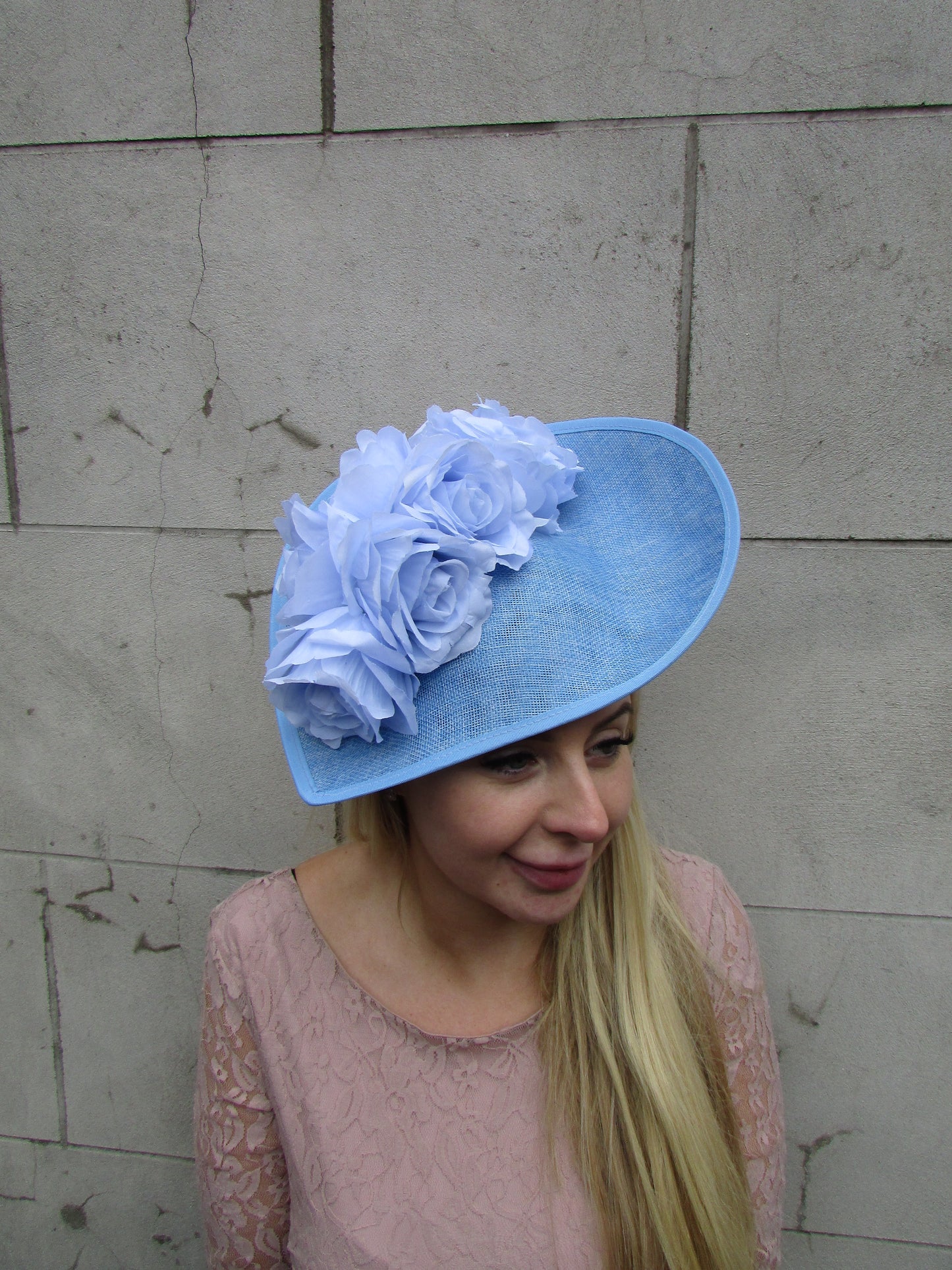 Light Blue Flower Teardrop