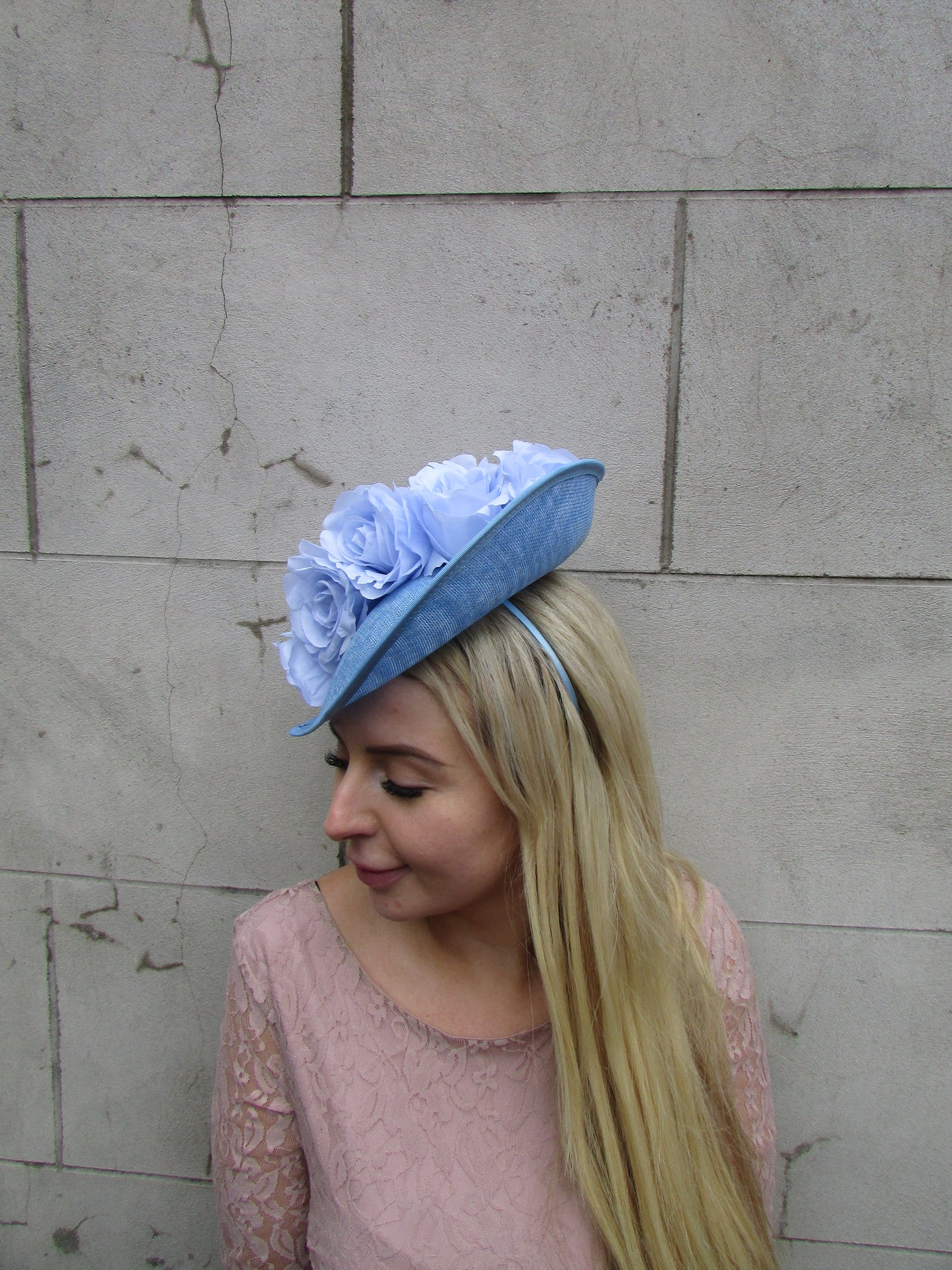 Light Blue Flower Teardrop