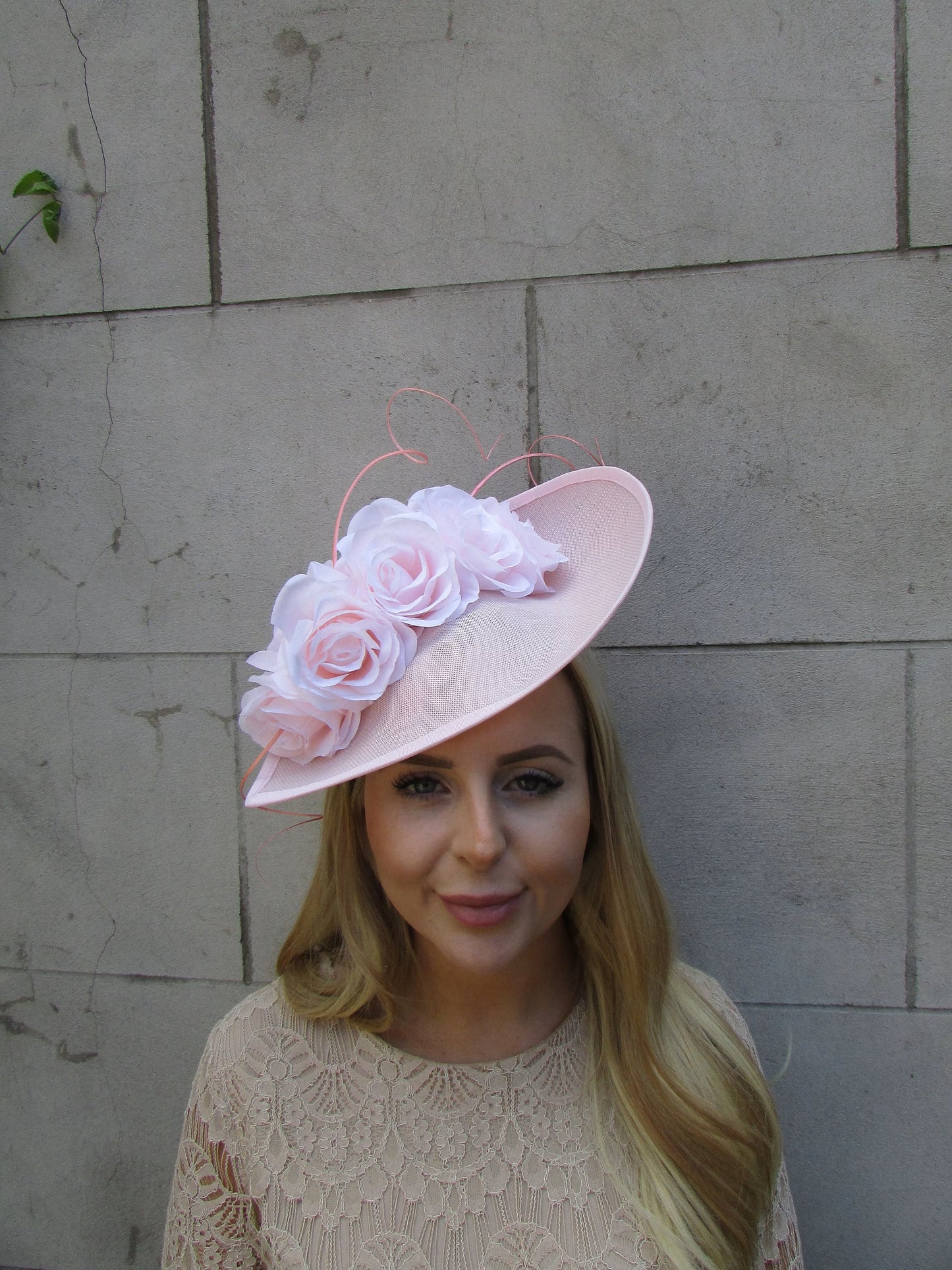 Blush Pink Rose Flower Teardrop