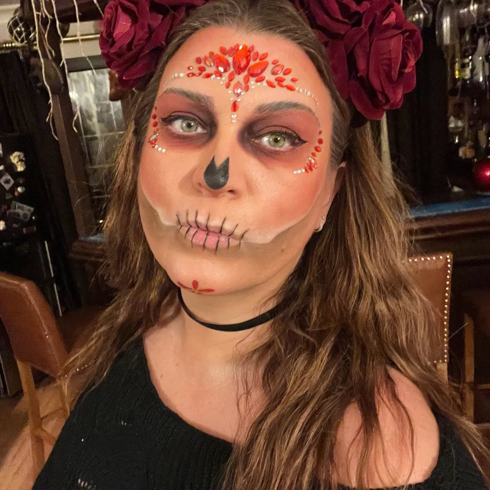 Large Burgundy Rose Flower Headpiece