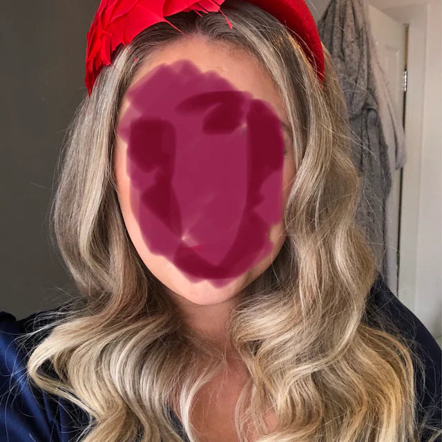 Red Feather Velvet Headband u1p