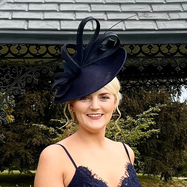 Large Navy Blue Teardrop Hatinator