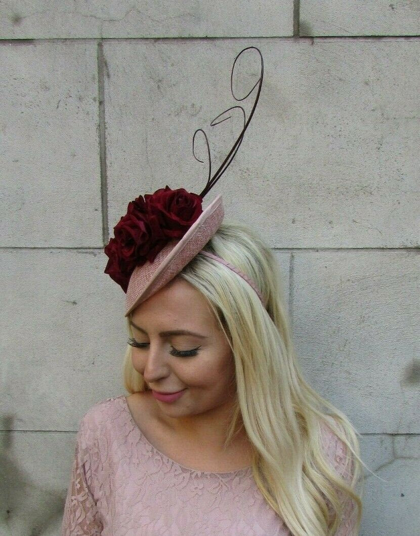 Dusky Nude & Burgundy Rose Disc