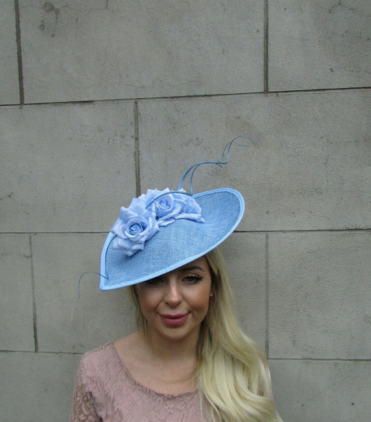 Light Blue Flower Teardrop