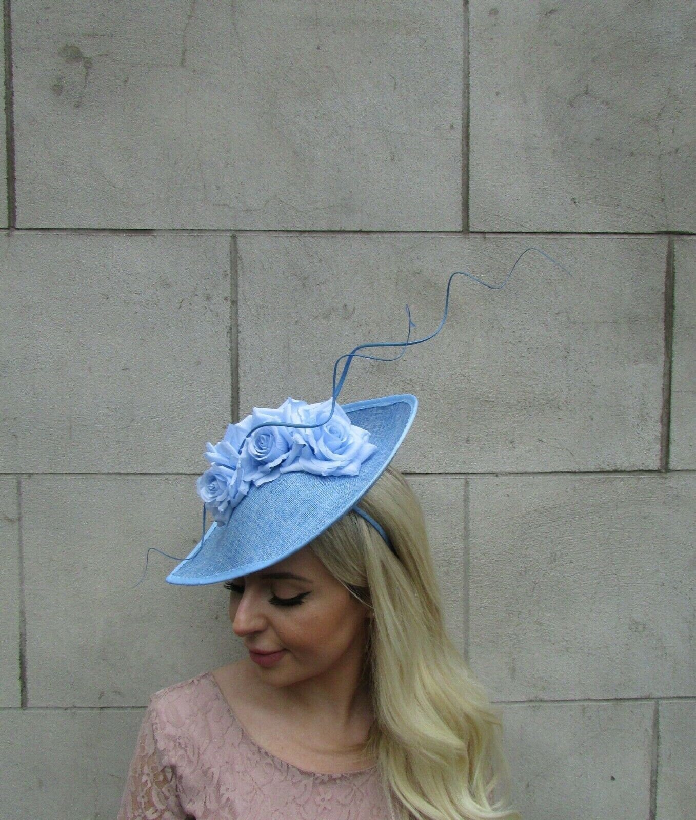 Light Blue Flower Teardrop