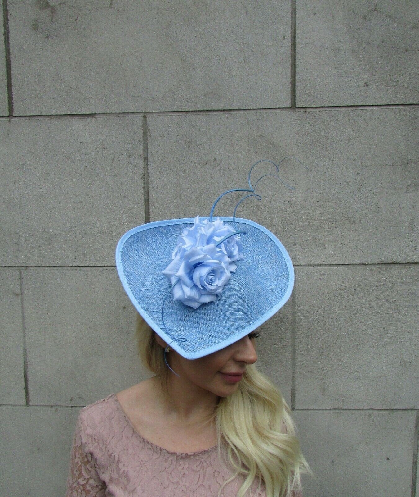 Light Blue Flower Teardrop