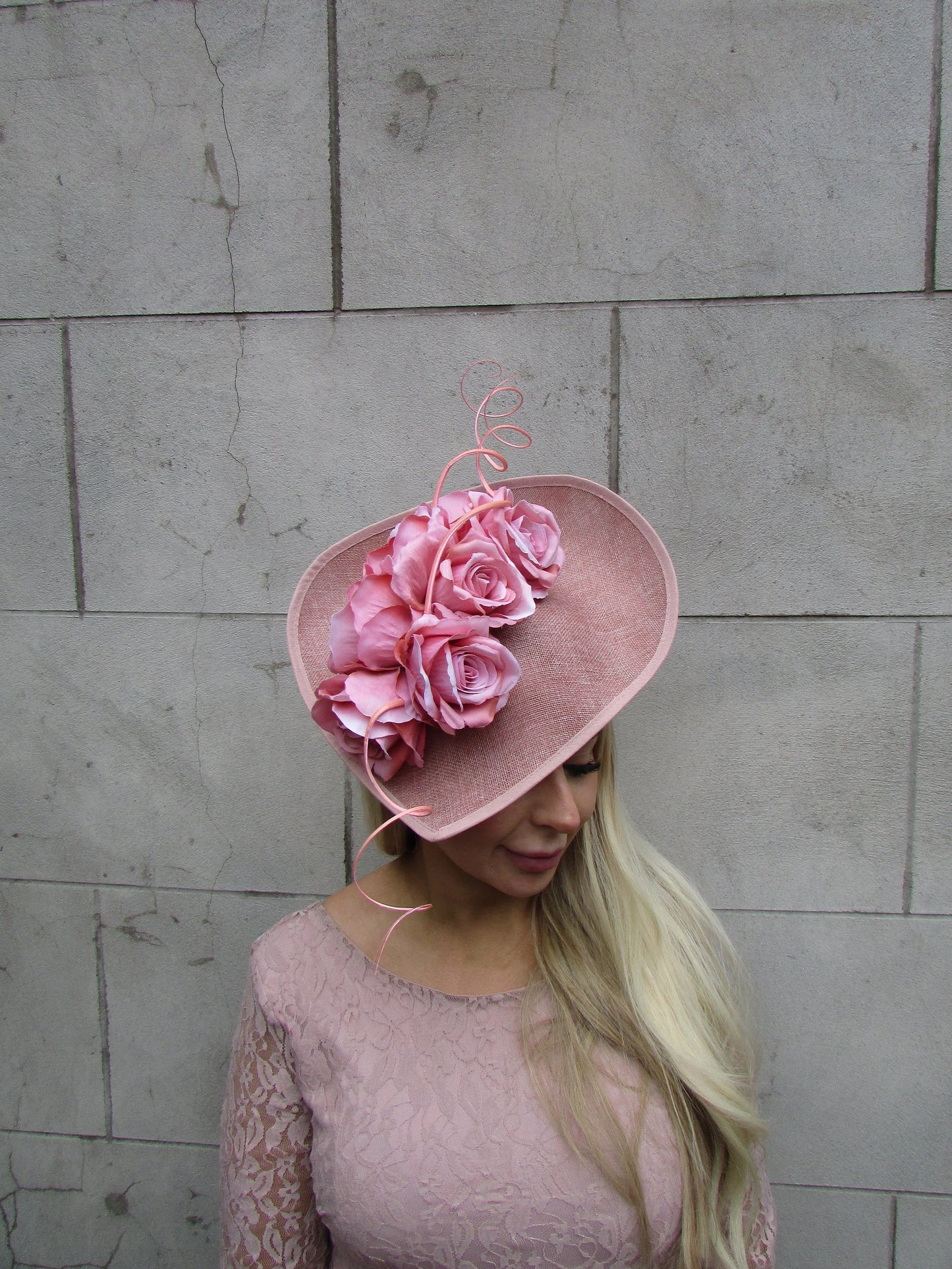 Large Nude Pink Teardrop