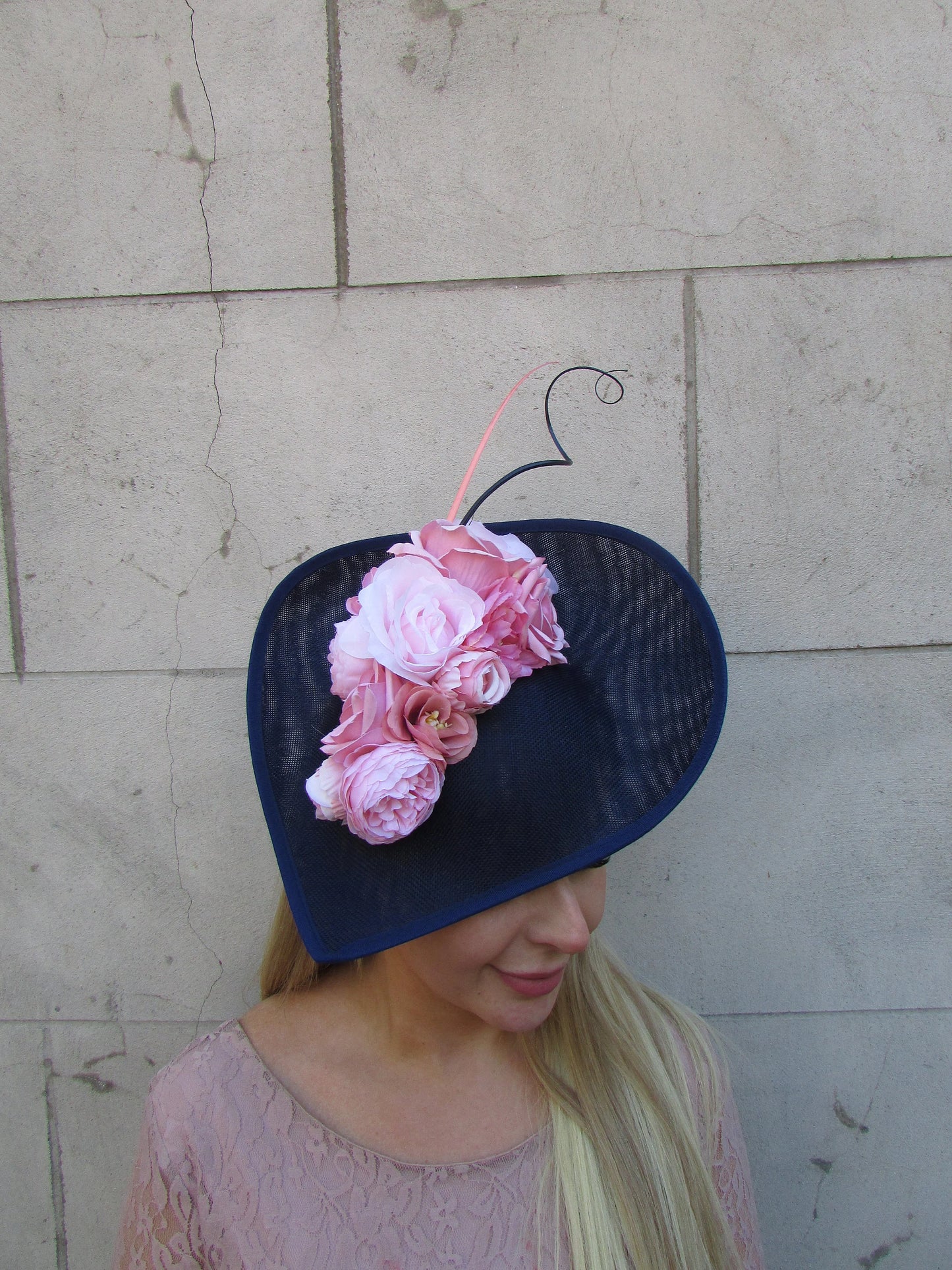 Large Navy Blue & Pink Hatinator