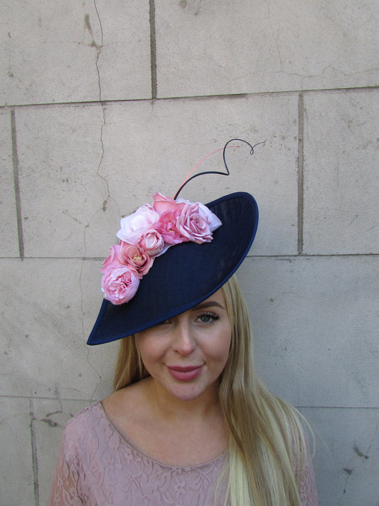 Large Navy Blue & Pink Hatinator