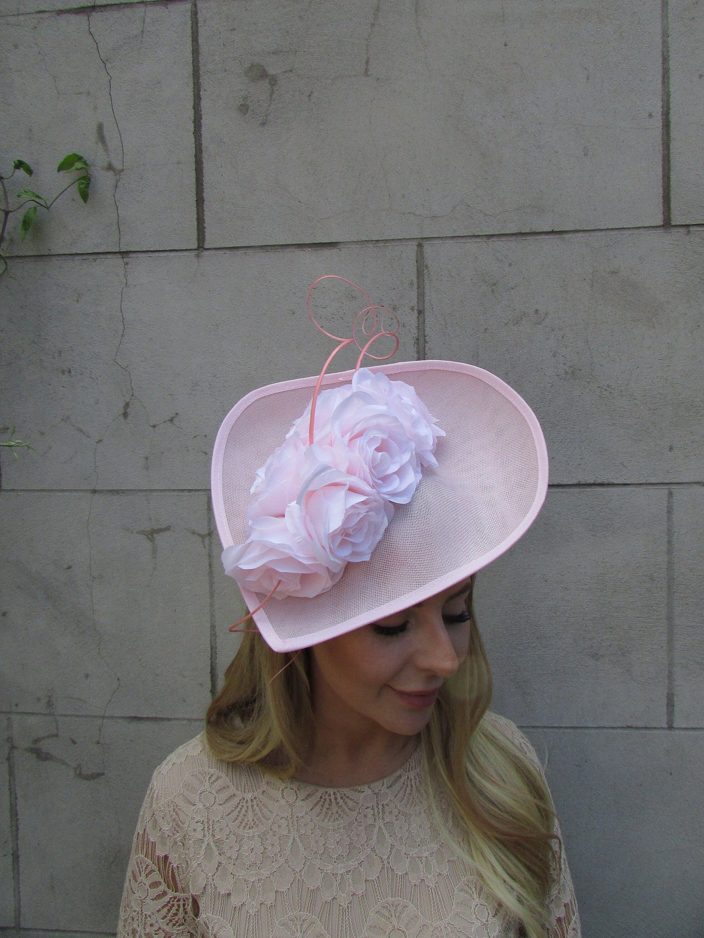 Blush Pink Rose Flower Teardrop