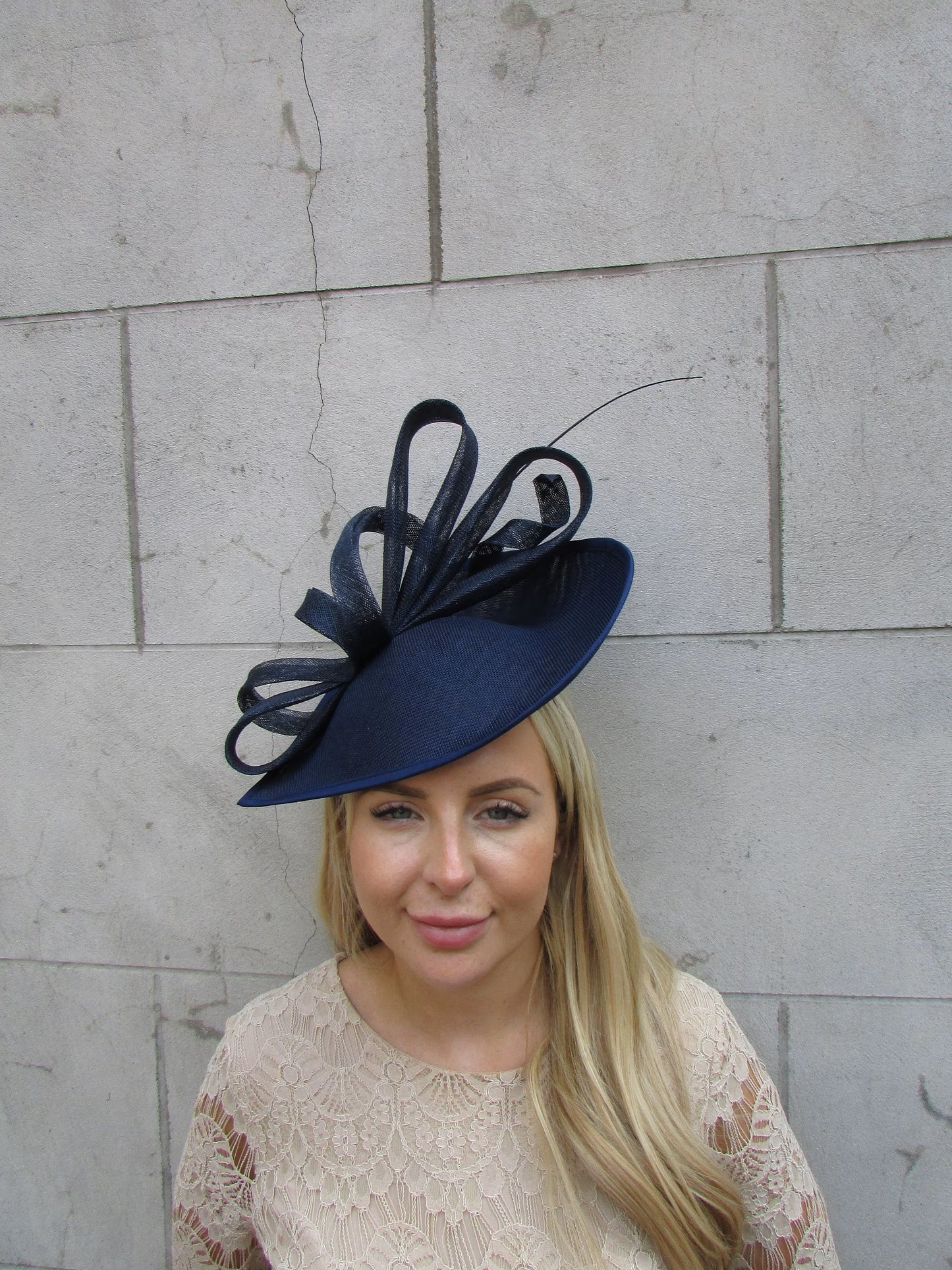 Large Navy Blue Teardrop Hatinator