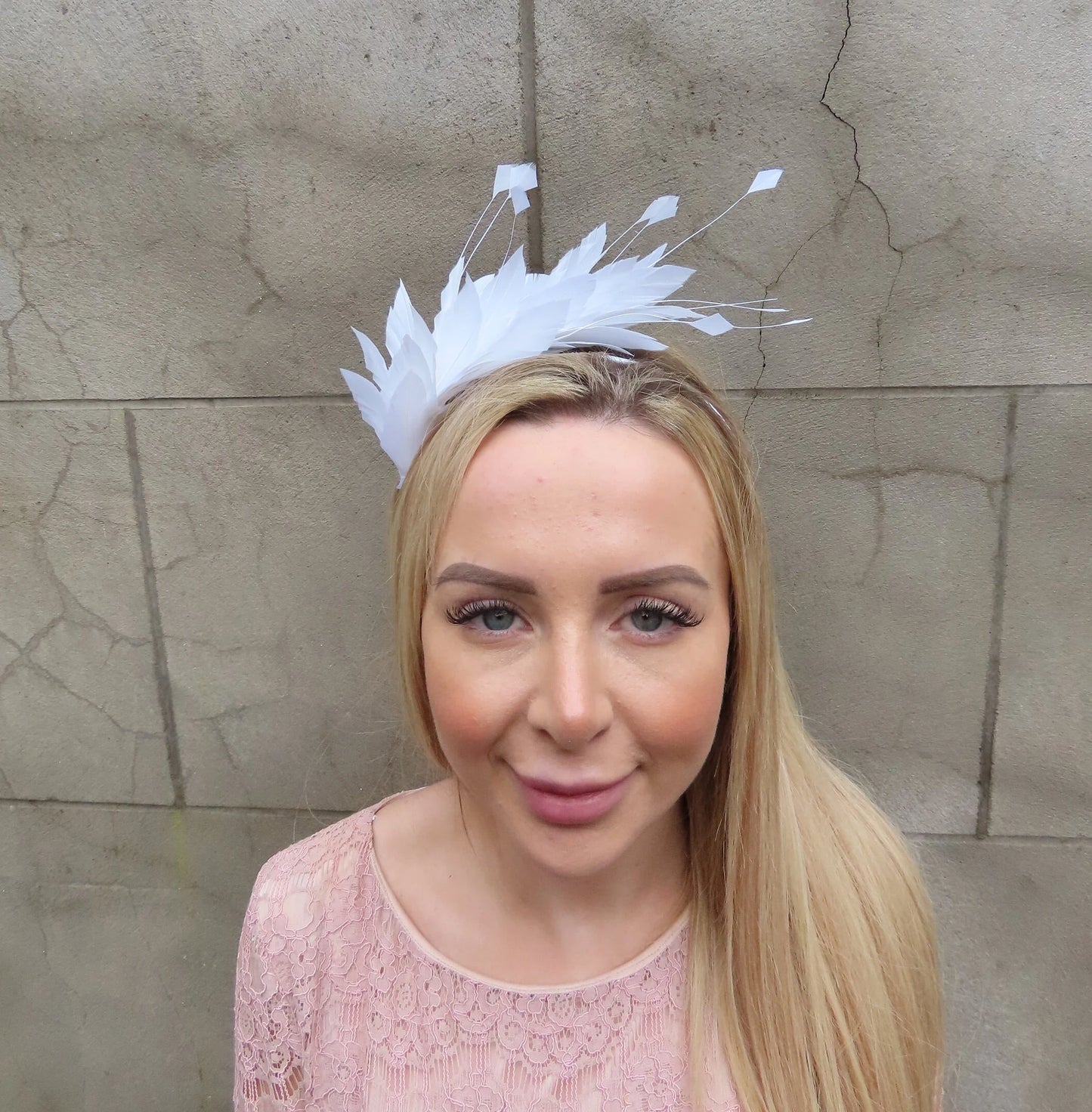 White Feather Headpiece ps-5