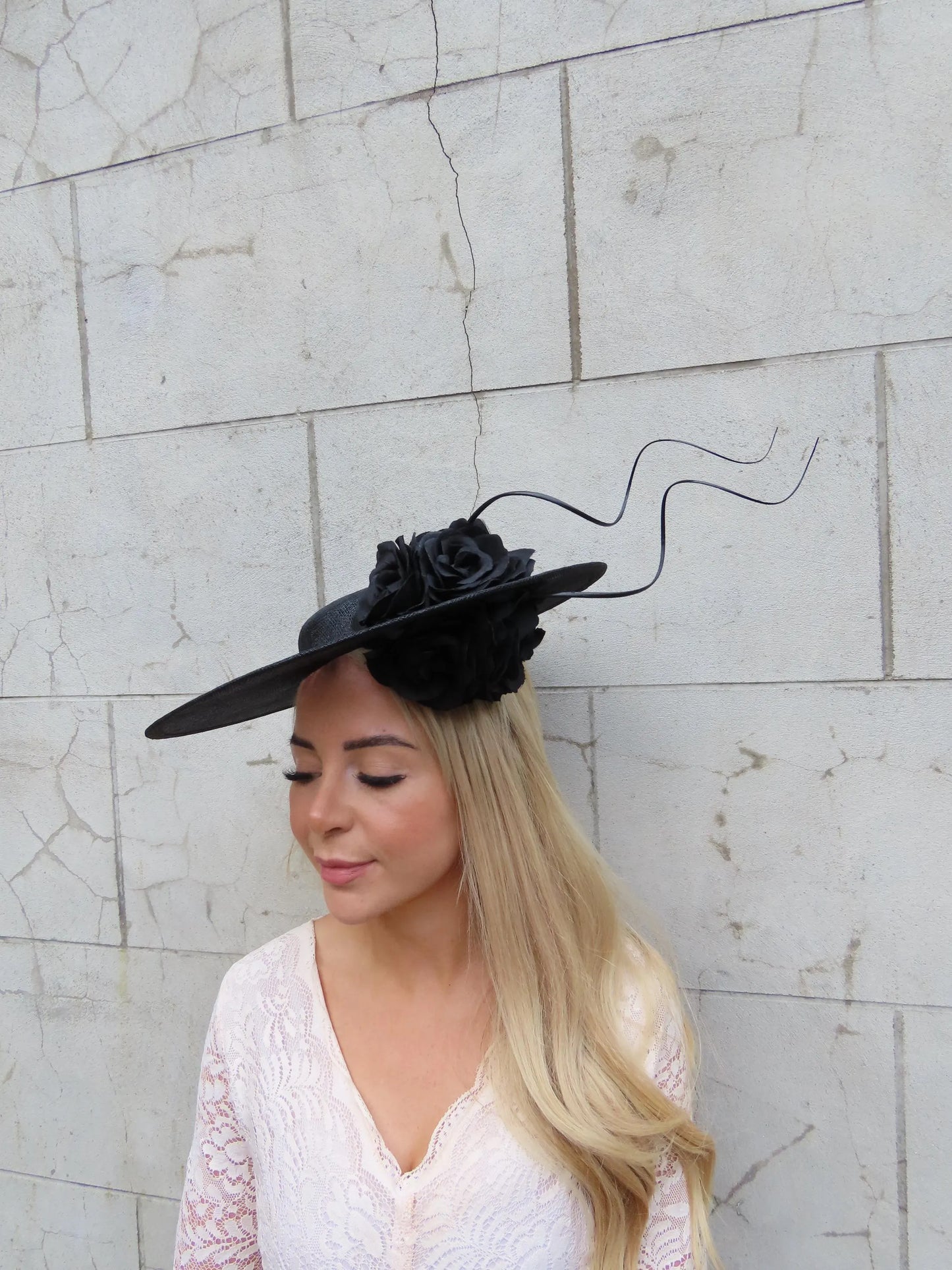 Black Rose Boater Hatinator