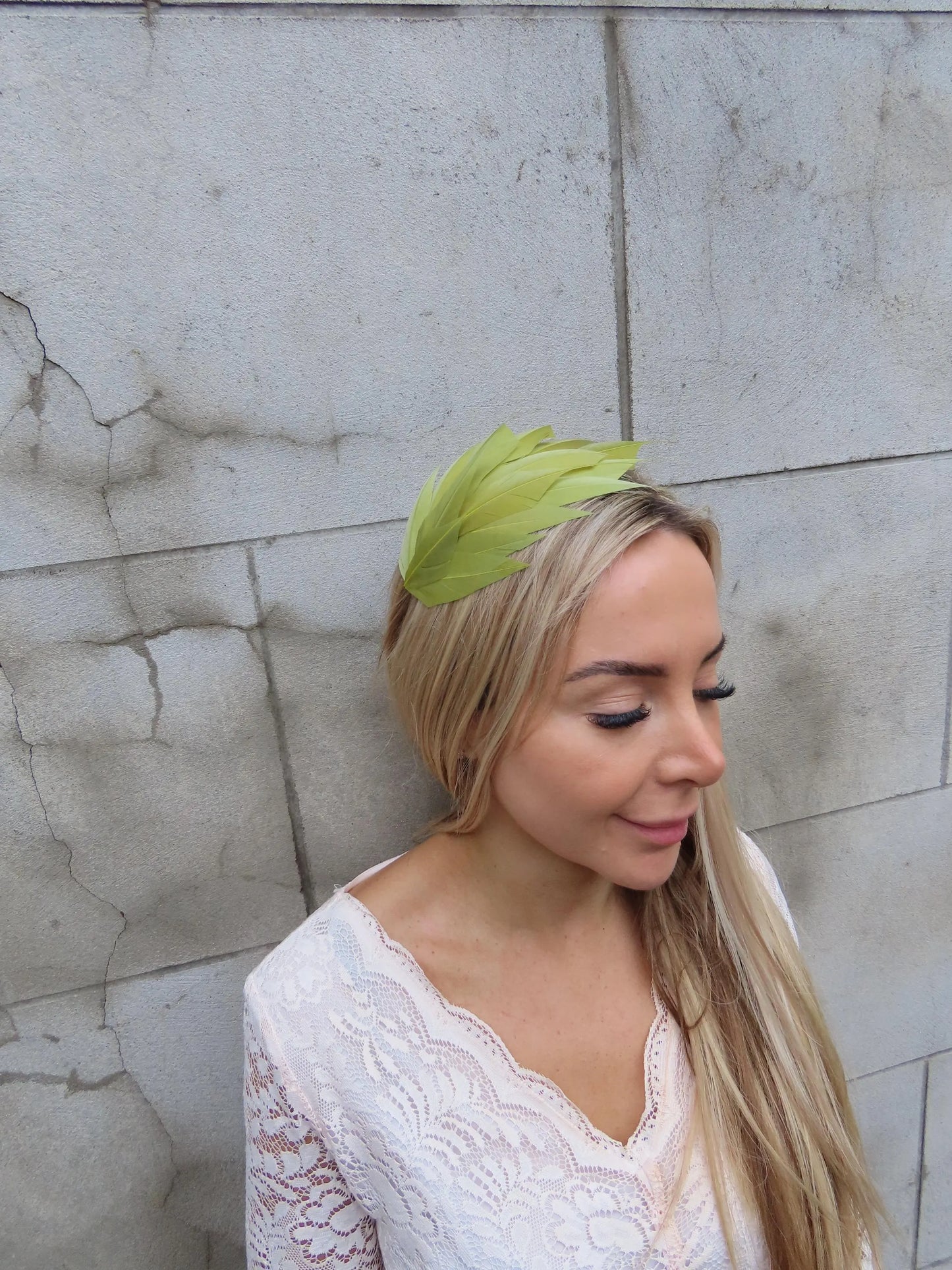 Chartreuse Green Fascinator Headband