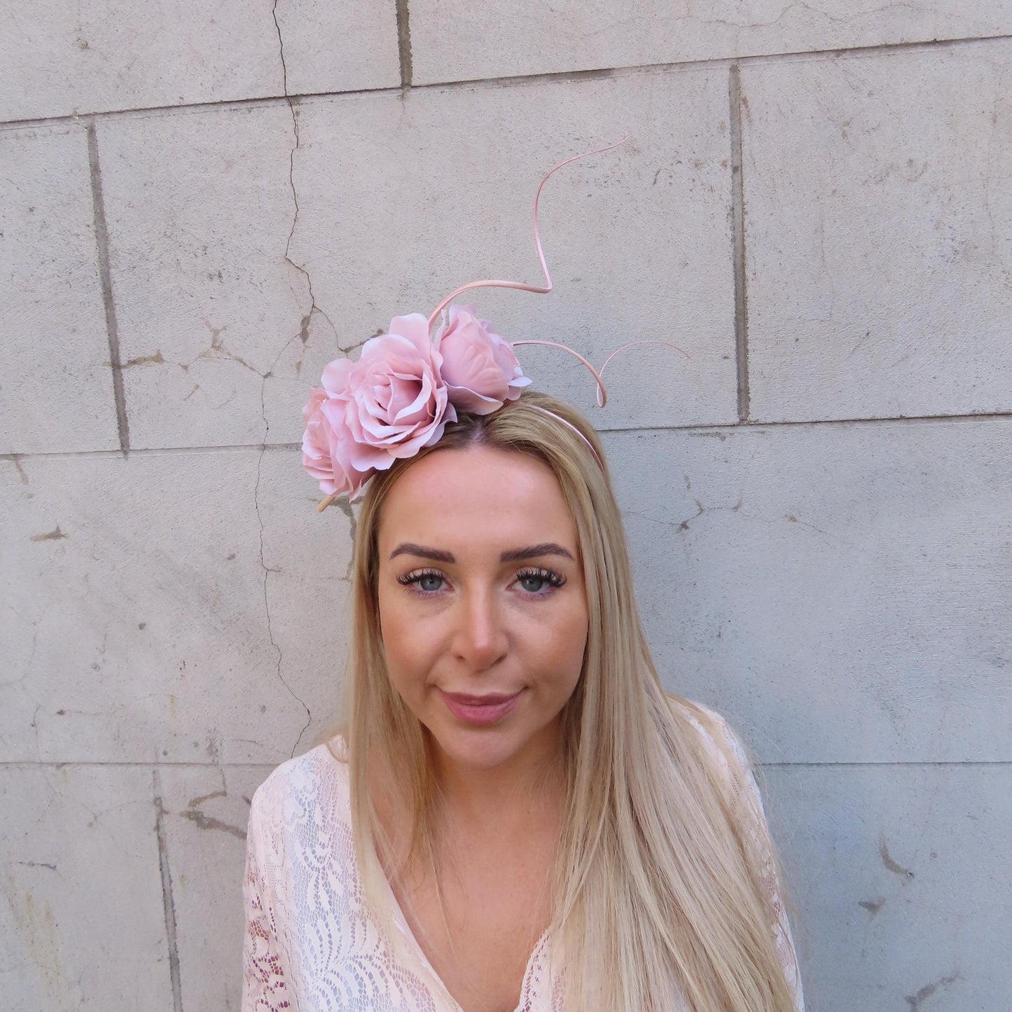 Blush Nude Flower Headpiece