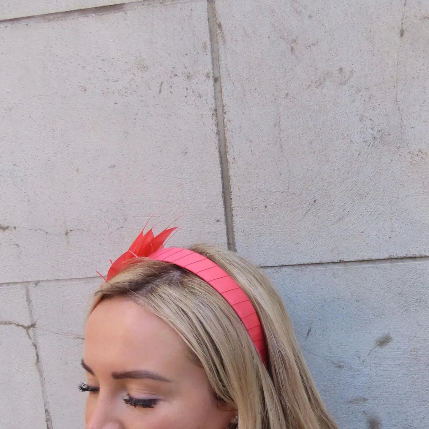 Coral Feather Headpiece